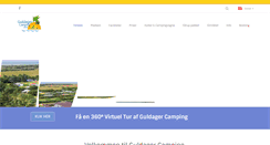 Desktop Screenshot of guldagercamping.dk